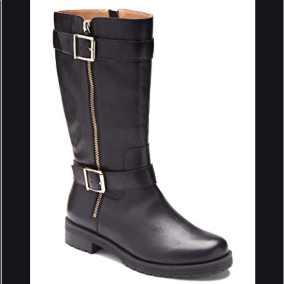 vionic tall black boots